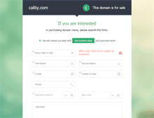 Tablet Screenshot of cality.com